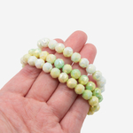 Хрустальные бусины, оттенок "Весна", 8мм, шар, микроогранка