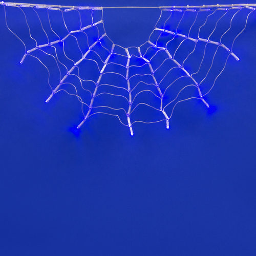ULD-E3104-288/DTK BLUE IP20 RAINBOW-1 Занавес светодиодный фигурный Радуга-1, 3,1х0,4м. 4 подвеса. 288 светодиодов. Синий свет. Провод прозрачный. T