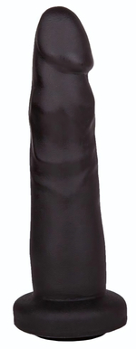 Черный анальный фаллоимитатор - 13 см. (Цвет: черный)