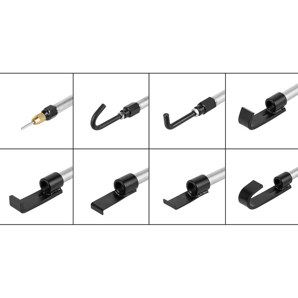 WDK-65019  Обратный молоток с комплектом аксессуаров в металлическом кейсе.