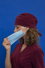 Шапочка с фиксаторами женская