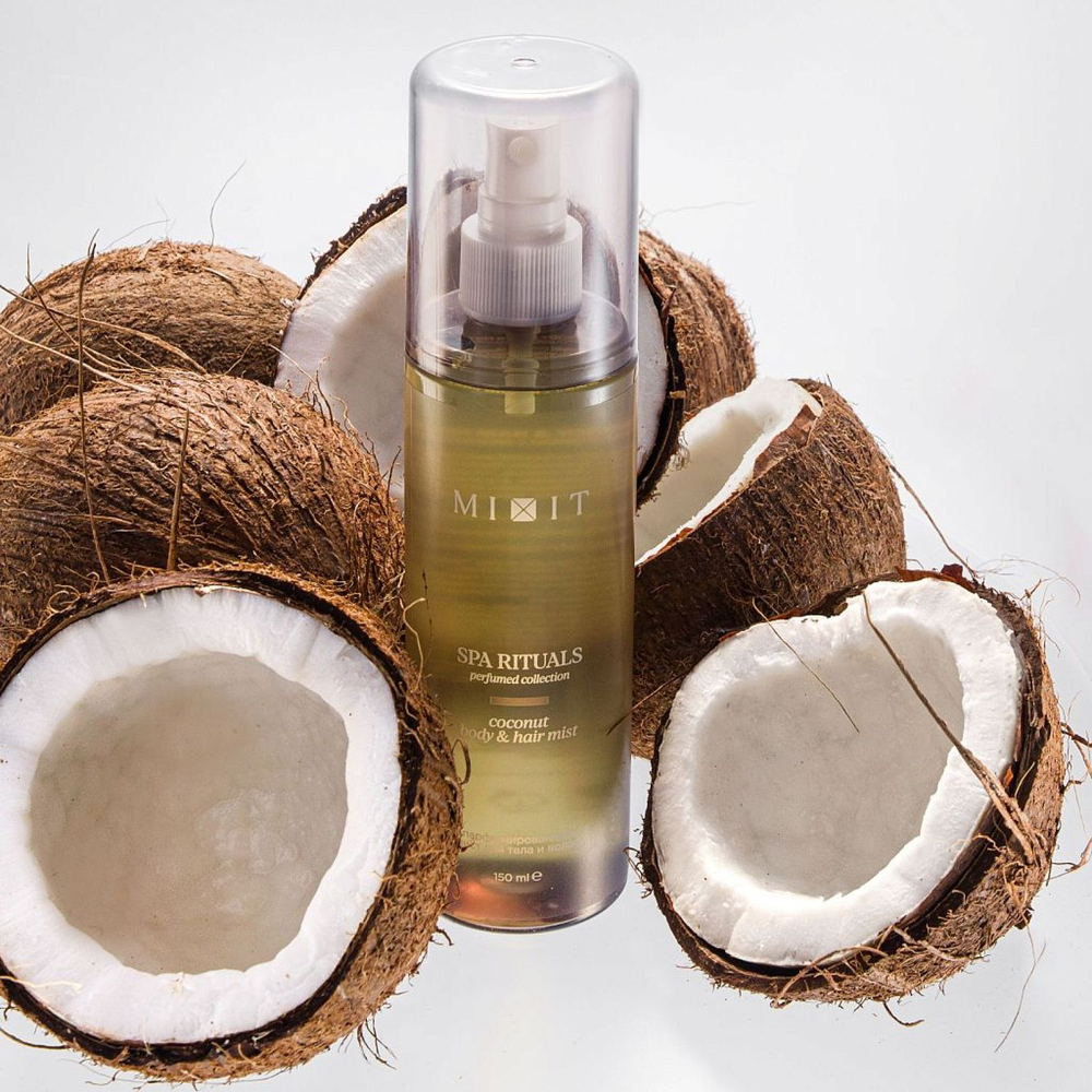 Мист парфюмированный для волос и тела Mixit Spa Rituals Coconut Body&Hair Mist 150 мл