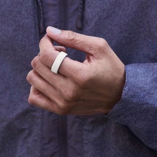Умное кольцо Oura Ring 4 Ceramic Cloud