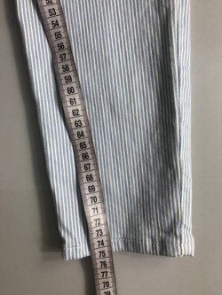 Брюки H&M в полоску, маркировка 38 eur, визуально на 44 размер