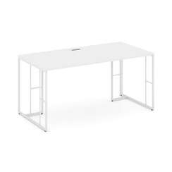 Rift Direct Стол руководителя RF.SR-023 Белый Бриллиант/Металл Белый 1380*800*750