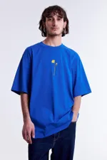 Футболка Гербарий Одуванчик Ярко-Синяя