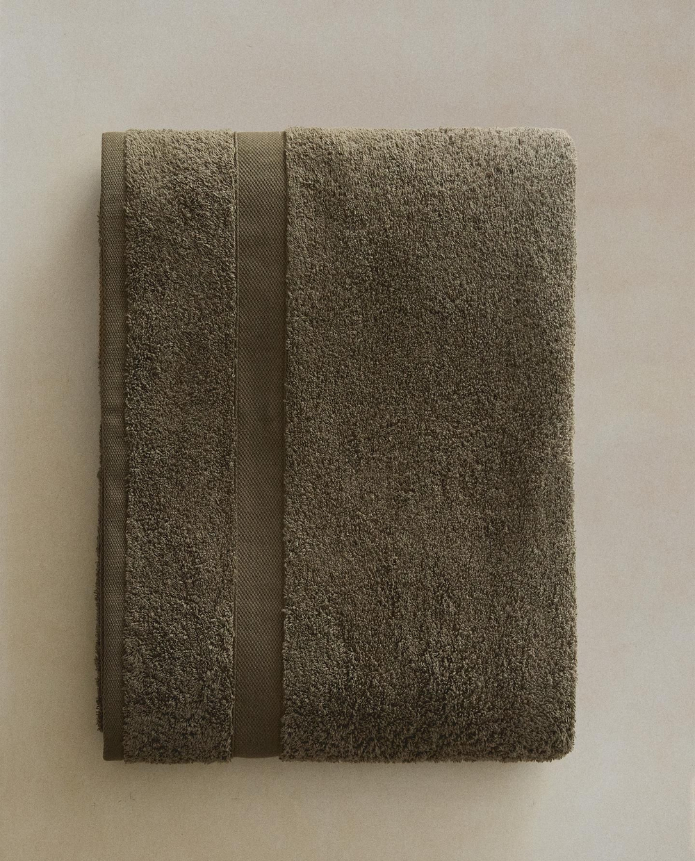 Zara Home - Хлопковое банное полотенце премиум-класса (600 г / м2), серый, 100х180 см