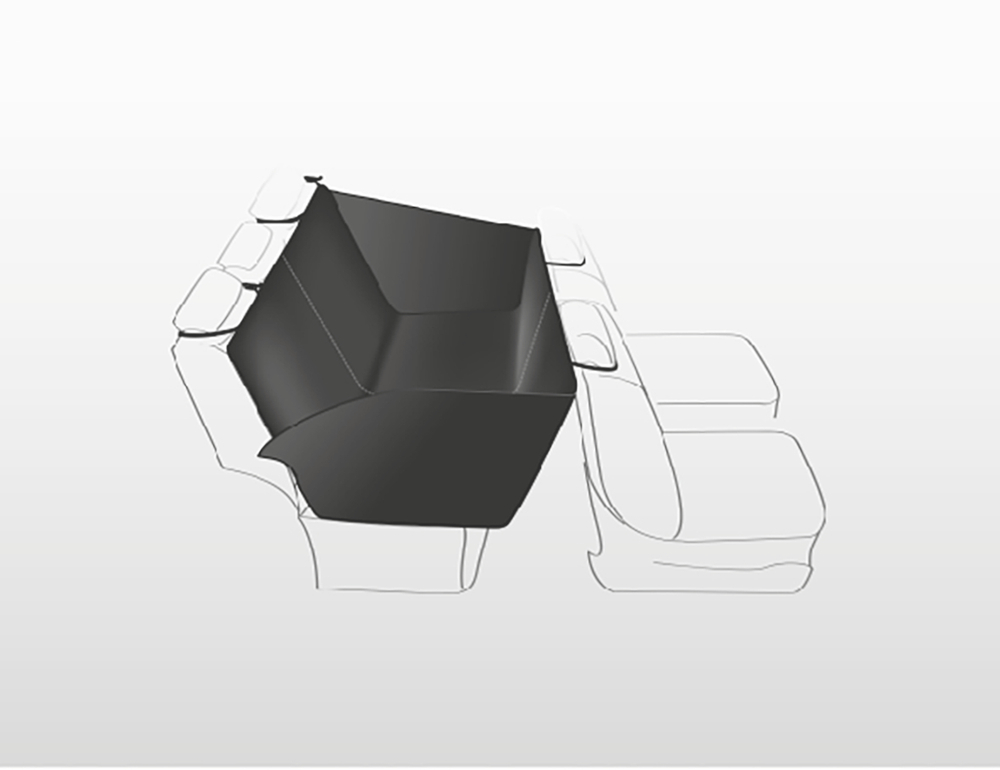 Автогамак Trixie 1348, для крупных собак, водонепроницаемый, 135x150 см