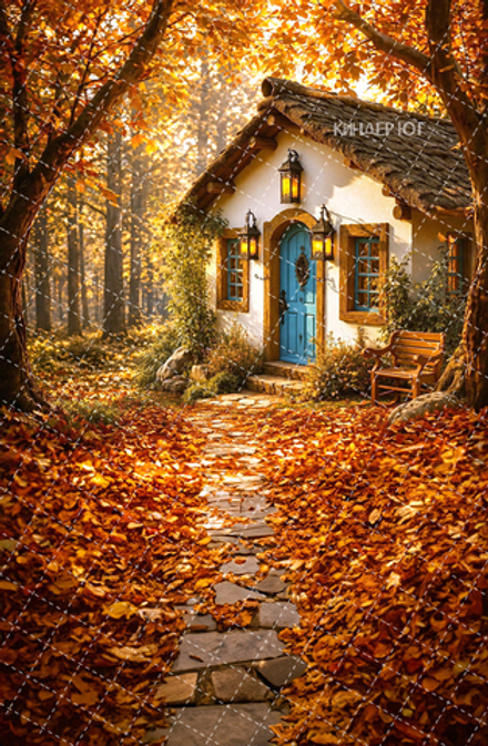 Фотофон "Домик в лесу" арт. ФФ906-74