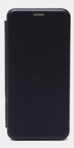 Чехол книжка Realme С20/С11 с силиконовой вставкой Black Re:Case