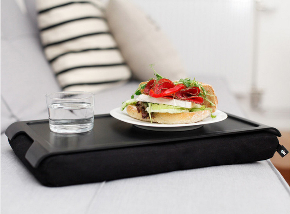 Подставка с пластиковым подносом laptray мини черная