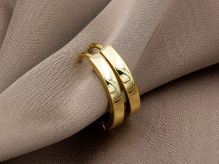 Швензы-Кольца 20мм, золото, узкие