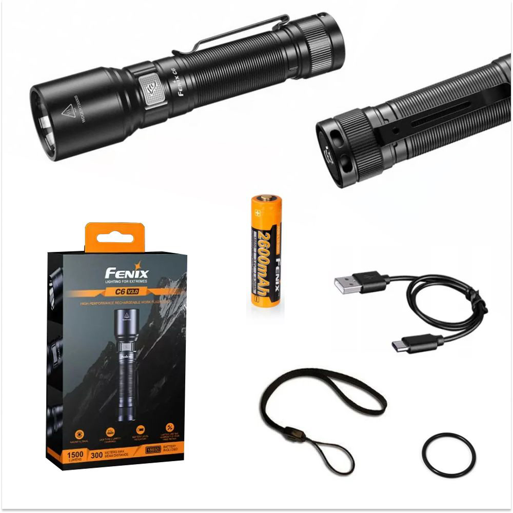 Фонарь Fenix C6 V3.0 1500 люмен
