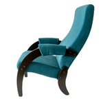 Кресло  Марта №61М арт.GS-61М-1 (каркас венге, ткань Ultra Atlantic - бирюза) 1уп