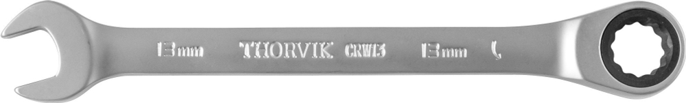Ключ гаечный комбинированный трещоточный,13 мм Thorvik CRW13