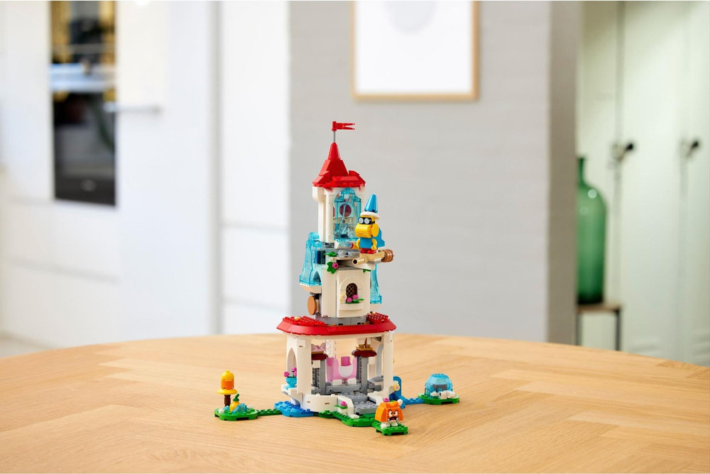 Конструктор Лего Супер Марио Наряд Пич-кошки и Ледяная башня 71407 | LEGO Super Mario Cat Peach Suit Tower 494 детали 7+