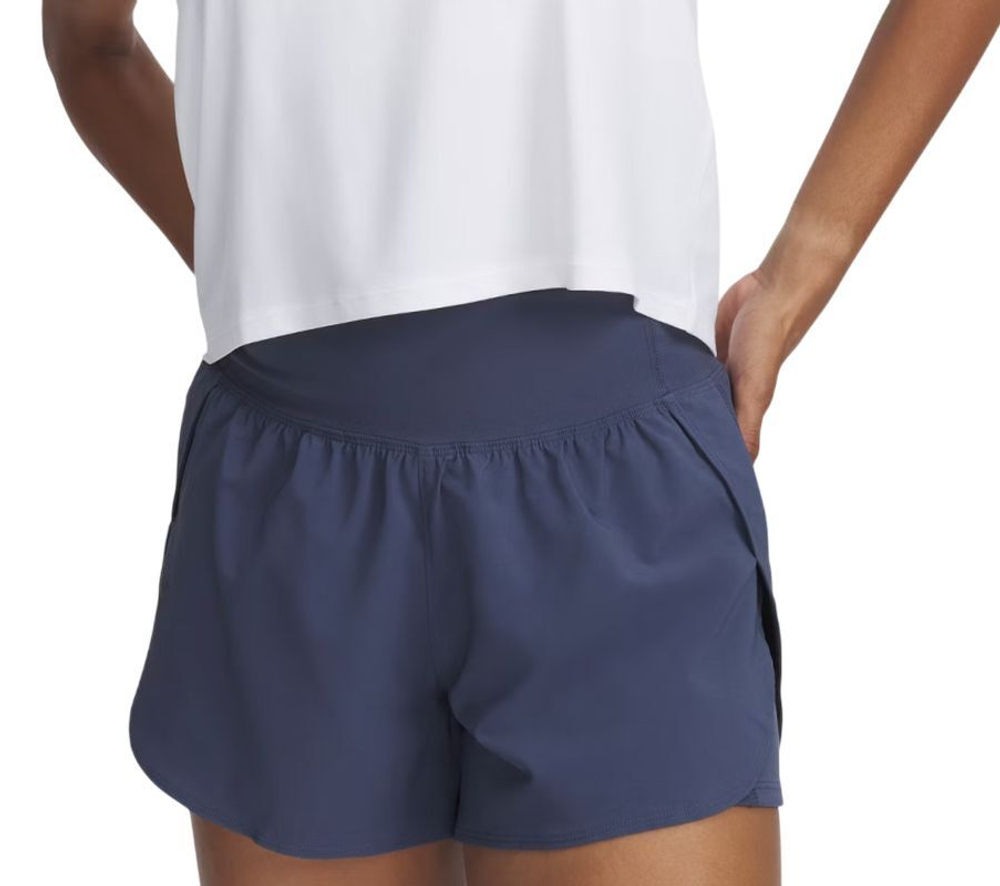 Женские Шорты теннисные Under Armour Vanish 2in1 - небесный