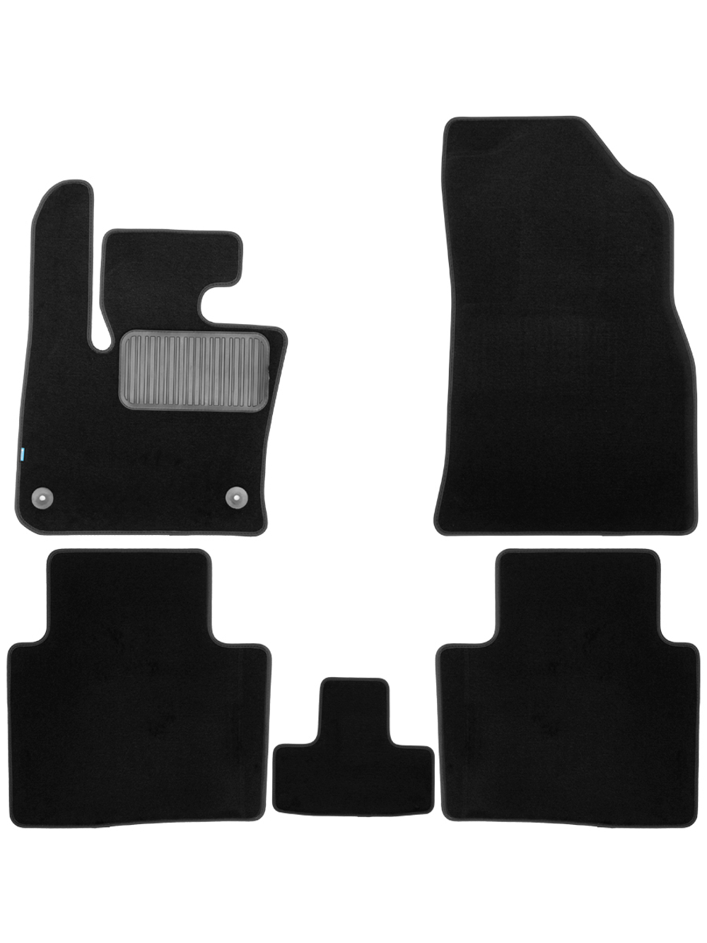 Коврики в салон для GEELY Monjaro 2023 - н.в. (I Рестайлинг) Внедорожник 5 дв. - 5 шт. коврики текстильные в салон  KLEVER05.A71830.110KH