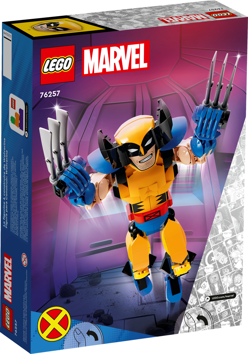 Конструктор Лего Супер Хирос Сборная фигурка Росомахи 76257 | LEGO Marvel Wolverine Construction Figure 327 деталей 8+