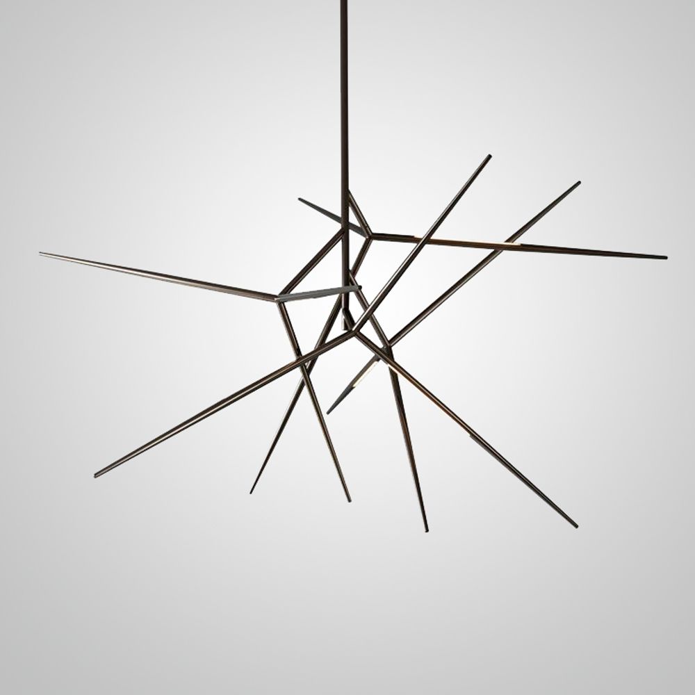 Люстра На Штанге Flask Gold By Imperiumloft