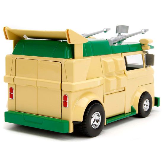 Модель Машинки Hollywood Rides 1:24 с Фигуркой 2.75" Черепашки-ниндзя HWR Party Wagon 34529