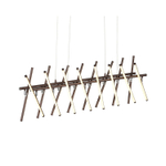 SLD003.303.16 Люстра подвесная ST-Luce Кофейный/Белый LED 16*8W 4000K PIACOD