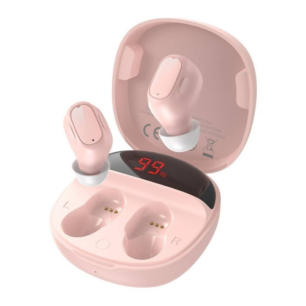 Беспроводные наушники Baseus Encok True Wireless Earphones WM01 Plus (NGWM01P-04) Pink