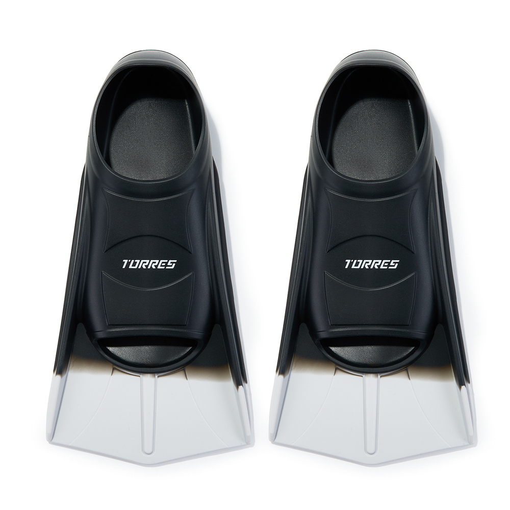 Ласты для бассейна TORRES F01, SWF012402BK, р. EU 30-32 (XS), черно-серый