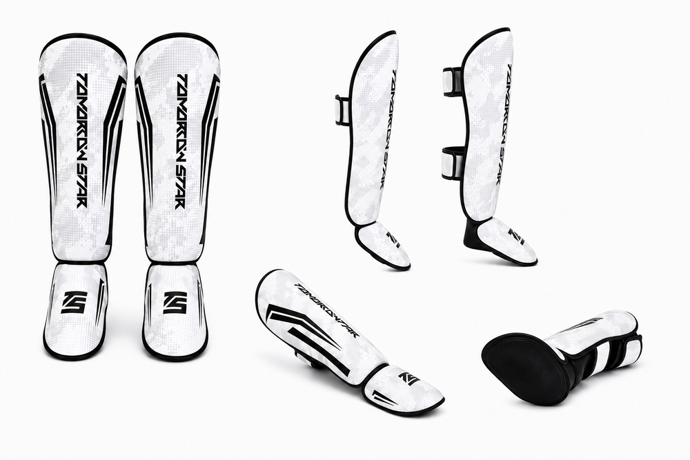 Защита голени и стопы Tomorrow Star Fury White Black