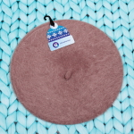 Берет женский из ангоры «Mon Caprice», цвет коричневый, р. 58 (лейбл ультрамарин, подвес)