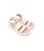 Кожаные босоножки la mia bambina Elisabetta Franchi - белый(F4A2 E0068 0238100)