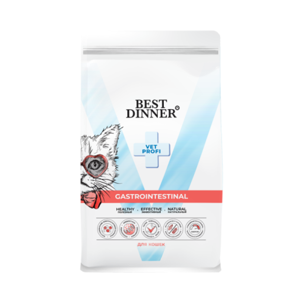 Best Dinner Vet Profi Gastro intestinal сухой корм для кошек 1,5 кг
