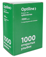 Зубочистки Optiline, бамбуковые, в индивидуальной полиэтиленовой упаковке, 1000 штук