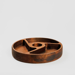 Деревянная менажница с 4 отсеками из кедра