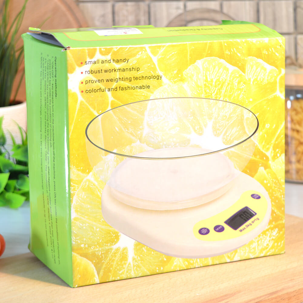 Весы кухонные электронные до 5кг, KZ-KE-1