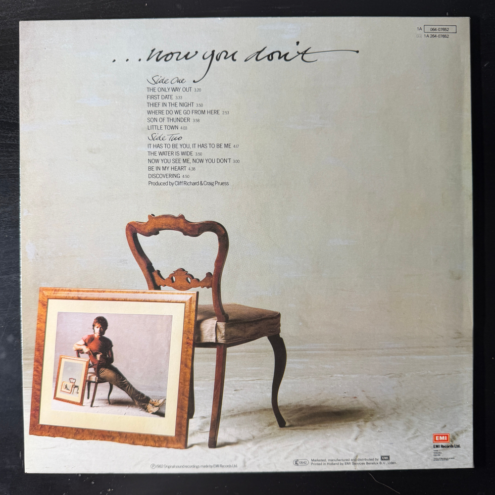 Cliff Richard- Now You See Me, Now You Don't (Голландия 1982г.)