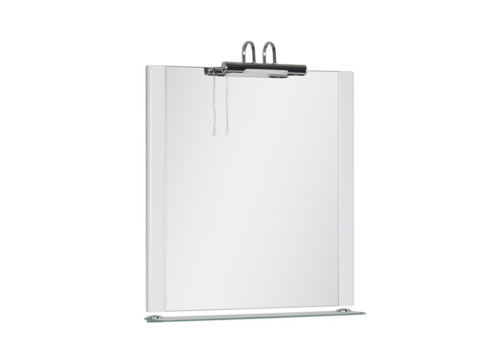 Зеркало Aquanet Асти 75 белый