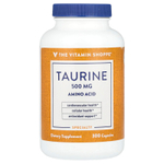 The Vitamin Shoppe, Таурин, 500 мг, 300 капсул