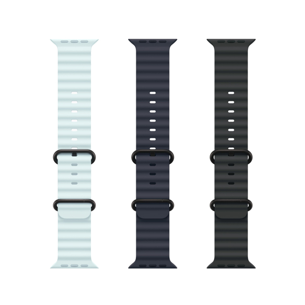 Apple Watch Ultra 2 GPS + Cellular (2024), 49 мм, корпус из черного титана, ремешок Ocean Чёрного цвета