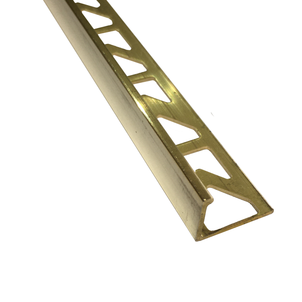 Г - Образный профиль латунь полированная для плитки 12х2500мм