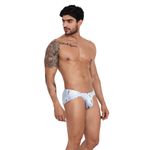 Мужские трусы брифы серые с принтом Clever HALO LATIN  BRIEF 122112