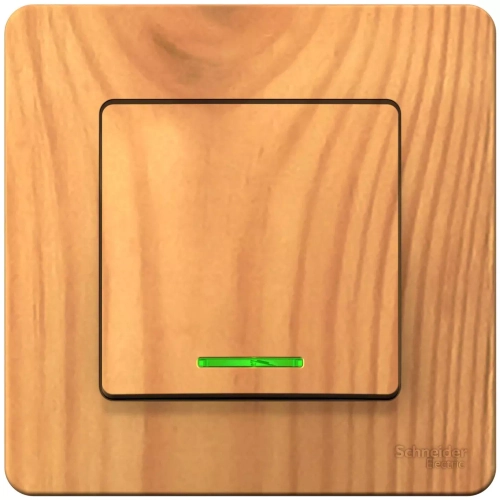 ПЕРЕКЛ.1-кл.С/У, 10А 250B, ЯСЕНЬ BLNVS010605