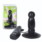 Чёрная анальная пробка SMOKEY BUTT BANDIT - 11 см. (Цвет: черный)