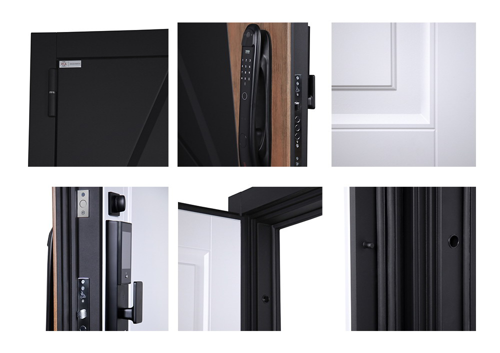 Стальная дверь "Макс 3D" (Smart lock DZ 888). Заказная модель.