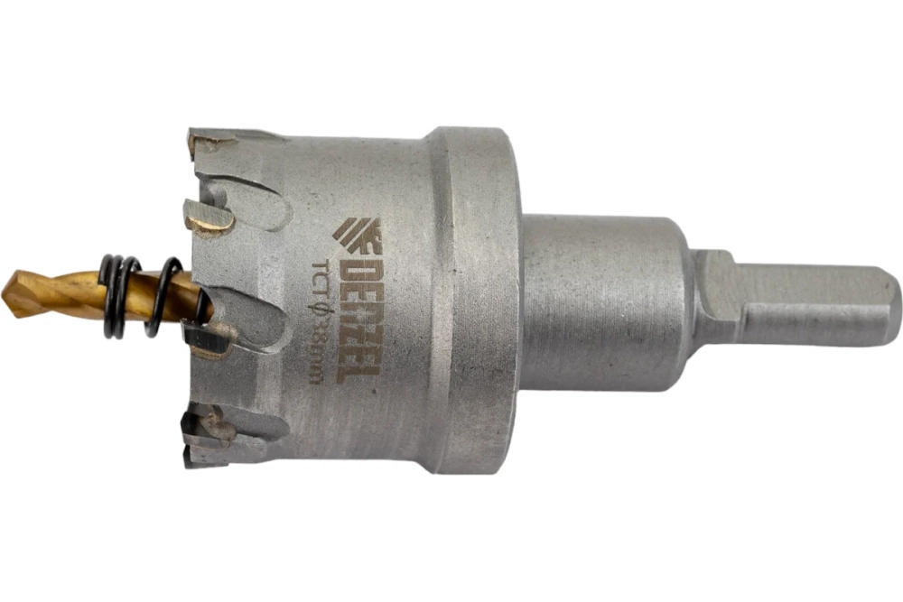 Коронка твердосплавная по металлу 38 мм DENZEL 724012