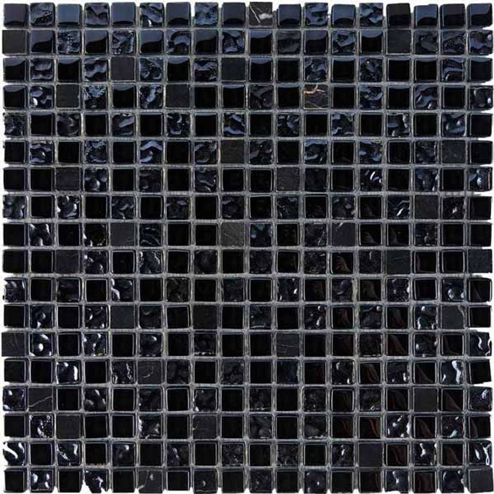 Мозаика PIX715 из мрамора и стекла (15x15)