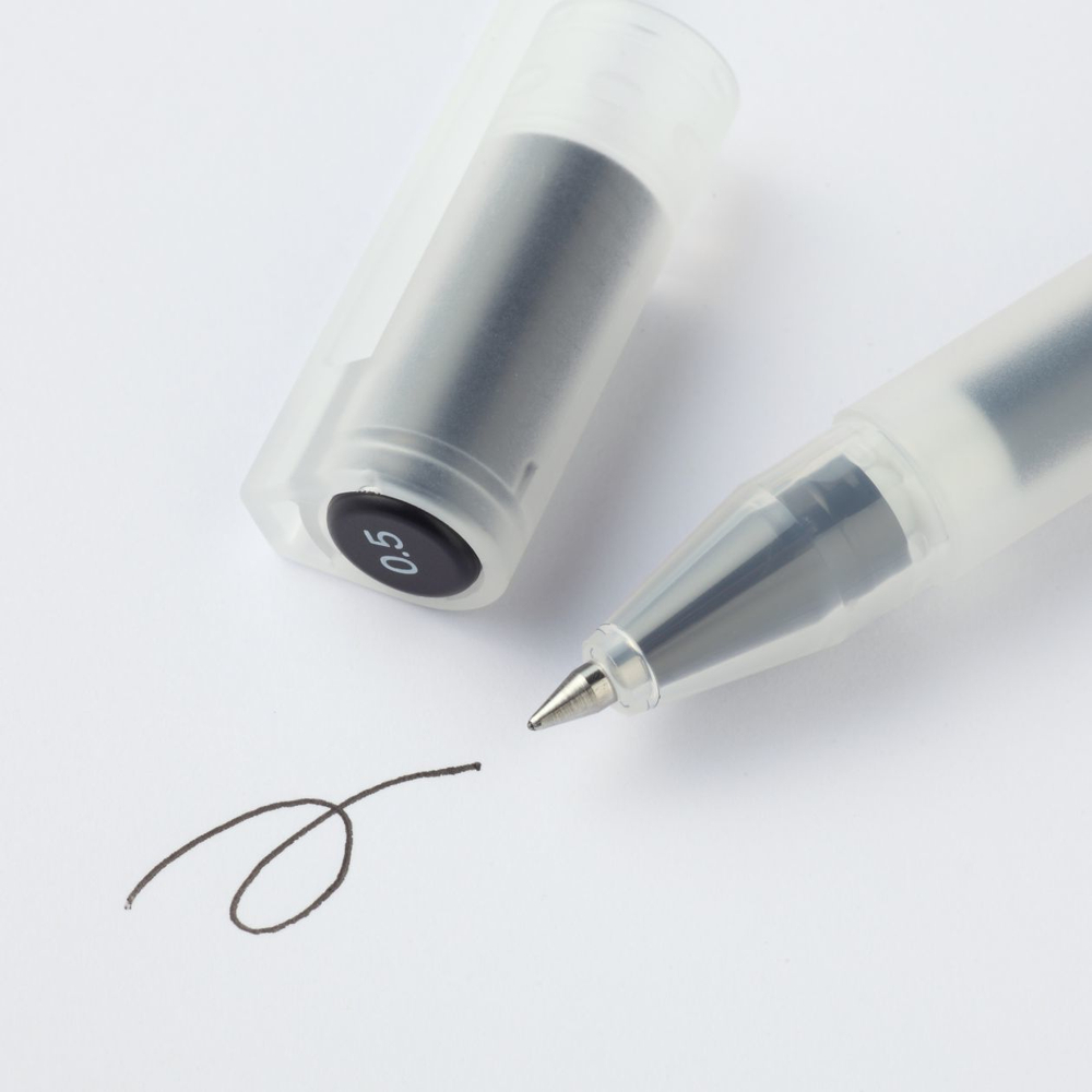 Гелевая ручка Muji 2019 0,5 мм (черная)