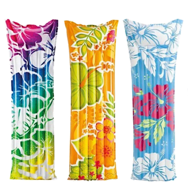 Матрас надувной Intex 59720 для плаванья Фешен 183х69см цвет микс