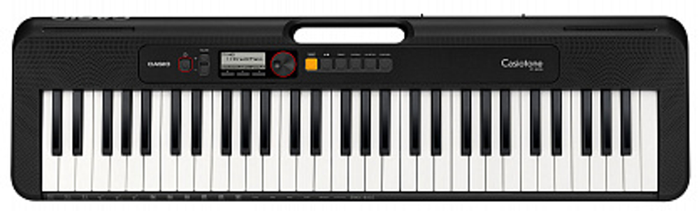 Casio CT-S200BK,RD,WE синтезатор, 61 клавиша.