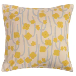 Набор из двух наволочек горчичного цвета с принтом "Полярный цветок", Scandinavian Touch, 70х70 см